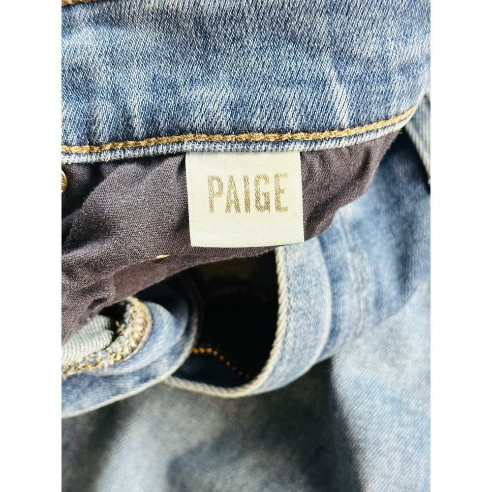 PAIGE Lennox Slim Fit Jeans 34 Blue Atwell‎ Wash Transcend Vintage Denim Stretch - Picture 11 of 12